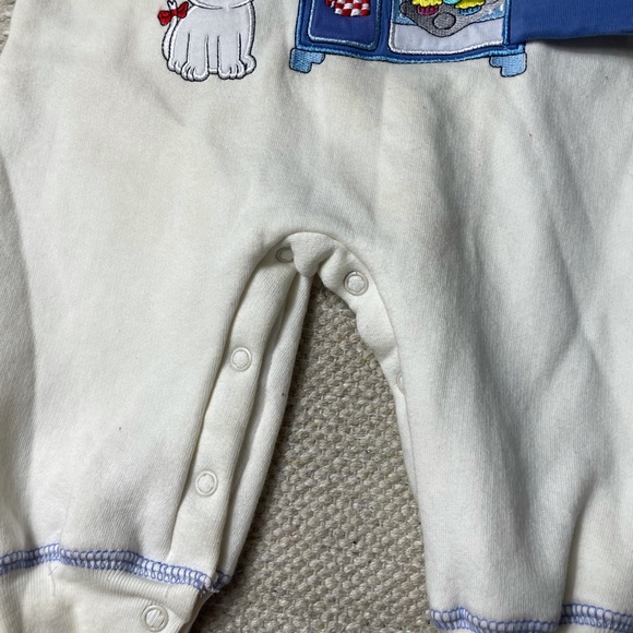 Vintage City Kids NWOT Sweatshirt One Piece Cat Kitchen Unique Embroidered 6/9 M - Picture 4 of 9